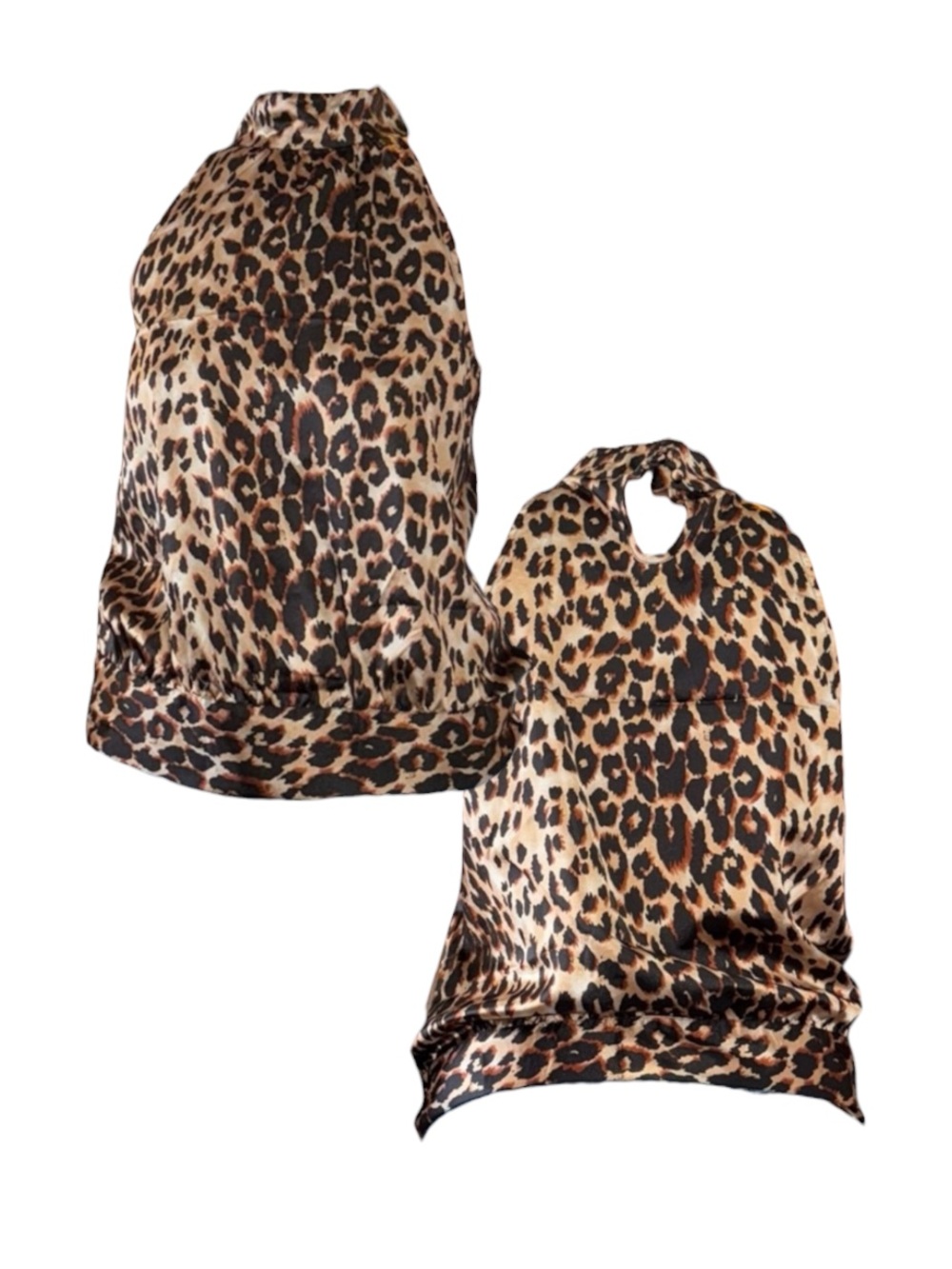 Leopard Print Halter Top